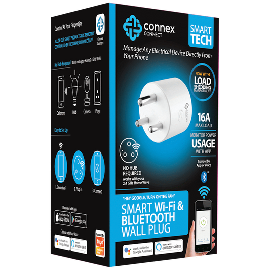 Smart WiFi Plug 3 Pin SA Round 16A - Guards On Duty Shop & Security Guards