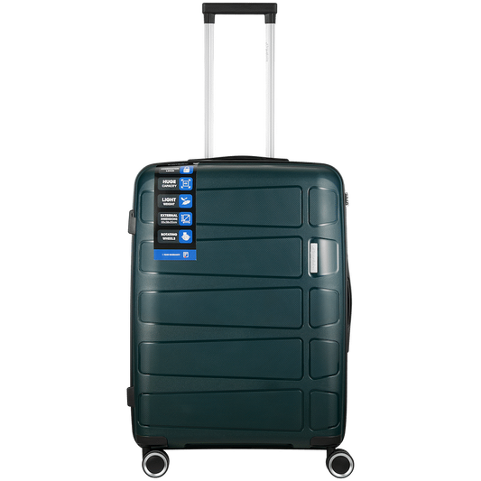 Travelwize Tourer PP 65cm 4-wheel Spinner Luggage Petrol