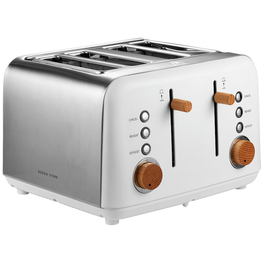 Boden Stark Anson Collection 4 Slice SS Toaster White - Guards On Duty Shop & Security Guards