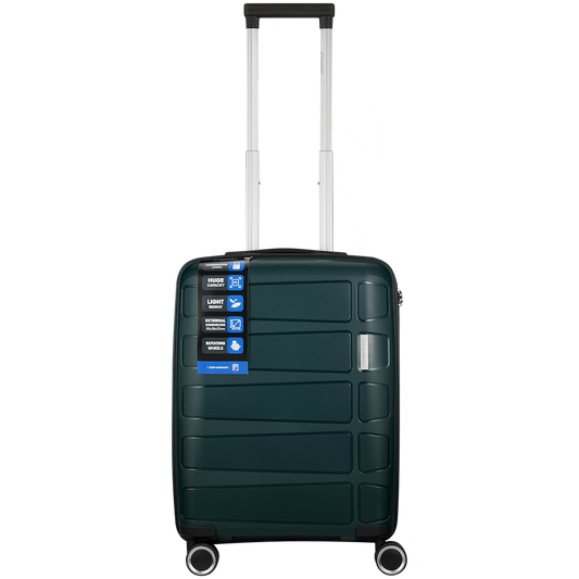 Travelwize Tourer PP 55cm 4-wheel Spinner Luggage Petrol