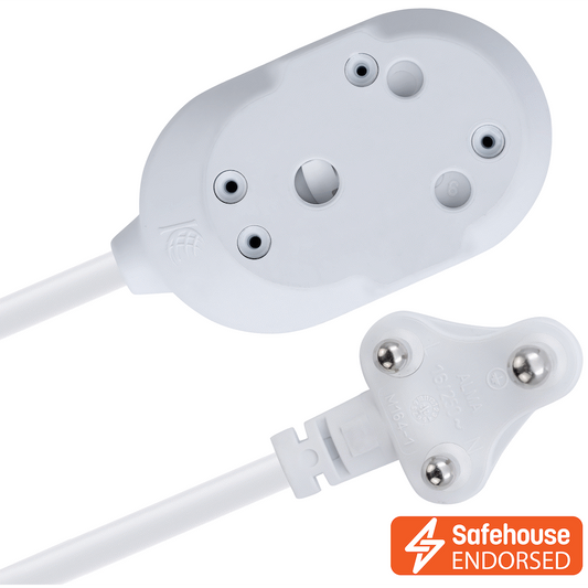 Ellies Back to Back Light Duty Extension Lead-5M