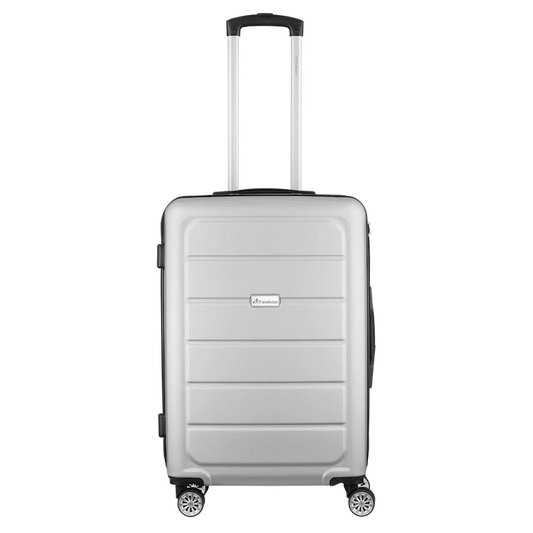 Travelwize Maple ABS 65cm 4-Wheel Spinner Luggage - Silver