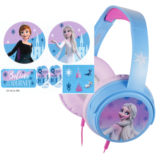 Disney Frozen Auxiliary headphones with 11 Stickers