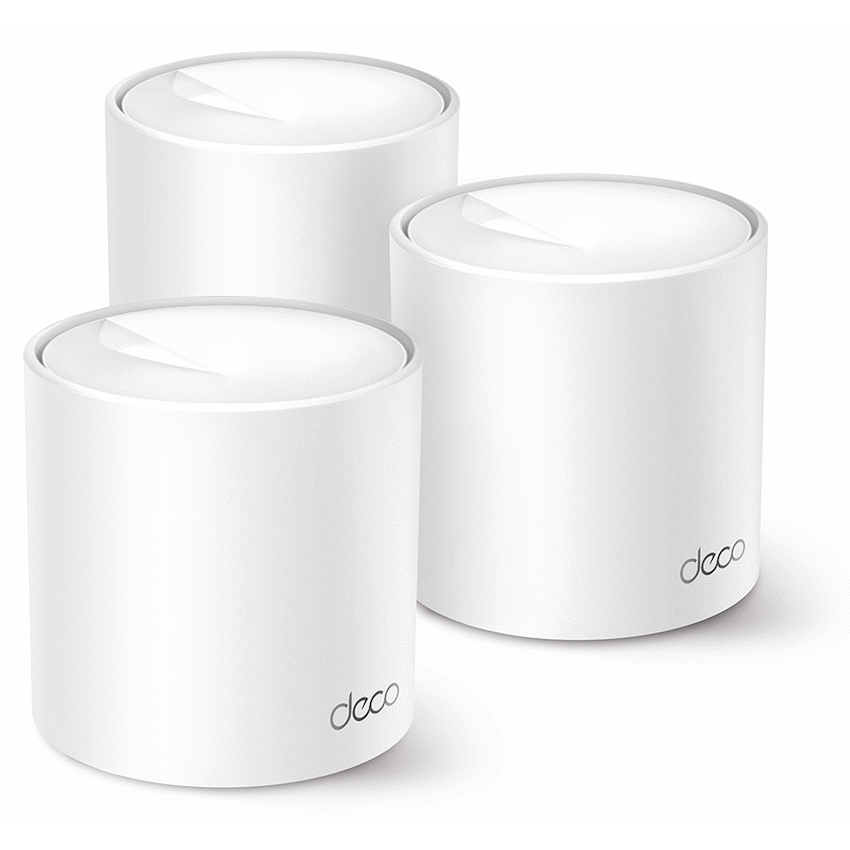 Deco X10 (3-Pack) AX1500 Whole-Home Mesh Wi-Fi 6 System (Tri-Band)