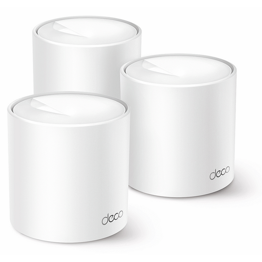 Deco X10 (3-Pack) AX1500 Whole-Home Mesh Wi-Fi 6 System (Tri-Band)