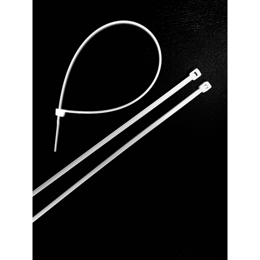 Ellies Cable Tie 2.5mm X 100mm -  100 PACK SIZE - WT