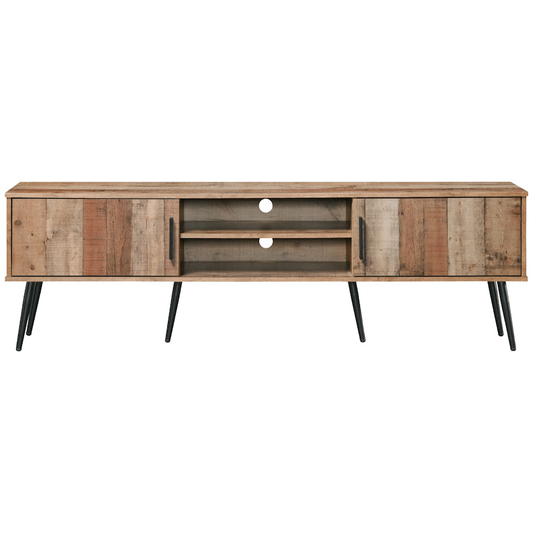 Everfurn Vernice TV Stand - 1800w with Two Cupboards