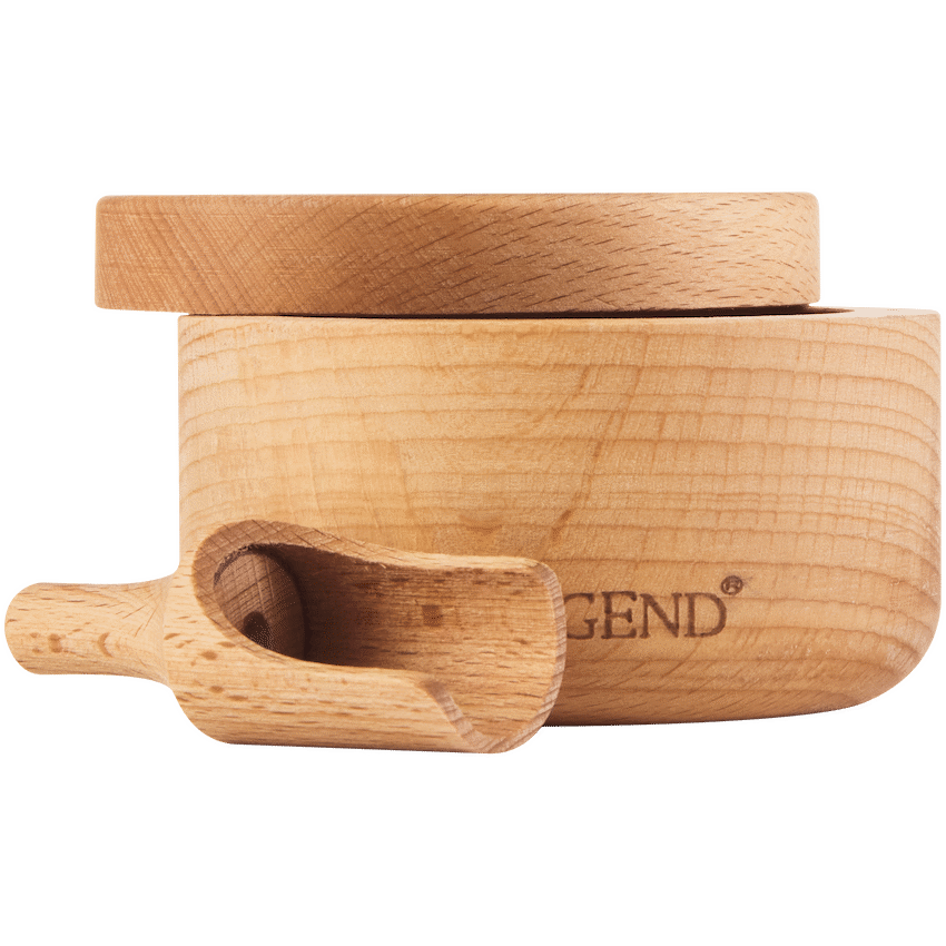 Legend Premium Beechwood salt cellar w/s ( Order in Qty of 6)