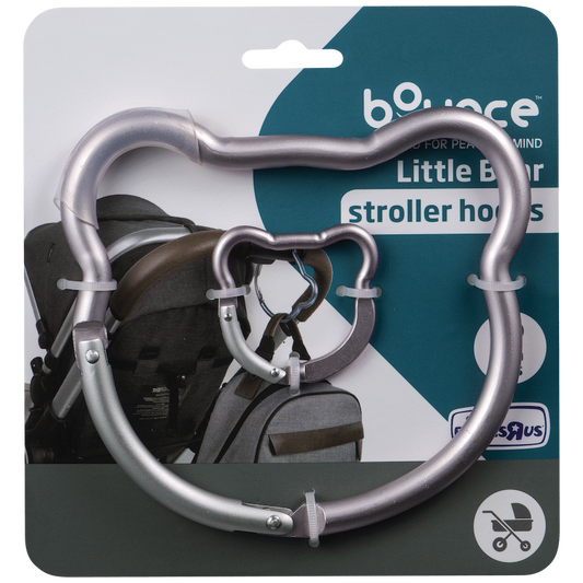 Bounce Stroller Hook 2pk Bear Pink - Guards On Duty Shop & Security Guards