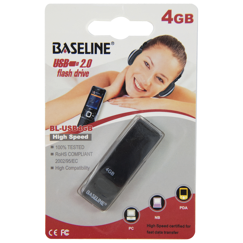 Baseline USB 4GB Flash Drive