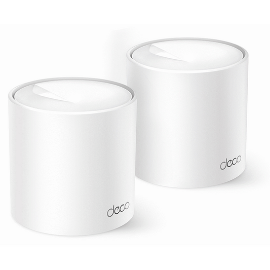 Deco X10 (2-Pack) AX1500 Whole Home Mesh Wi-Fi 6 System (Tri-Band)
