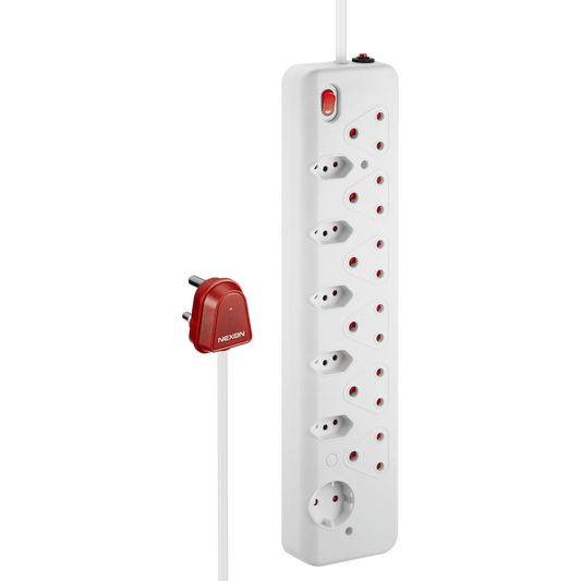 Nexon 12 Way High Surge Multiplug 0.5M
