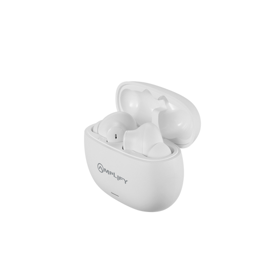 Amplify Aurum TWS Earphones with ANC + ENC - White - Guards On Duty Shop & Security Guards
