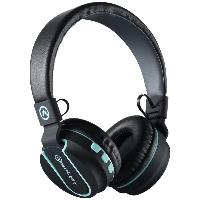 Amplify Fusion Series Bluetooth Headphone - Black/Blue - Guards On Duty Shop & Security Guards