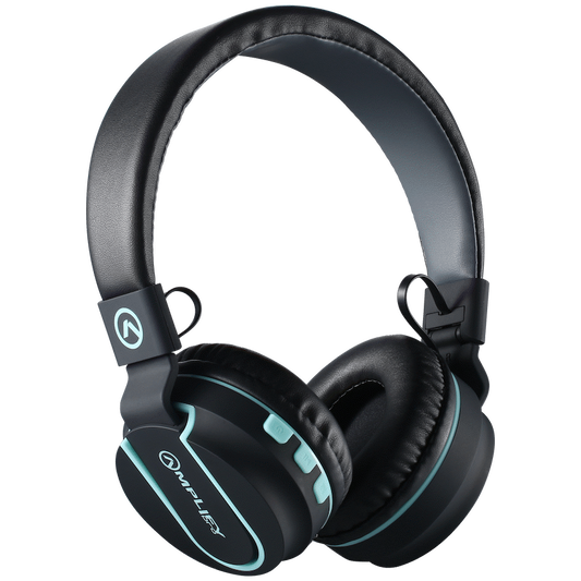 Amplify Fusion Series Bluetooth Headphone - Black/Blue - Guards On Duty Shop & Security Guards
