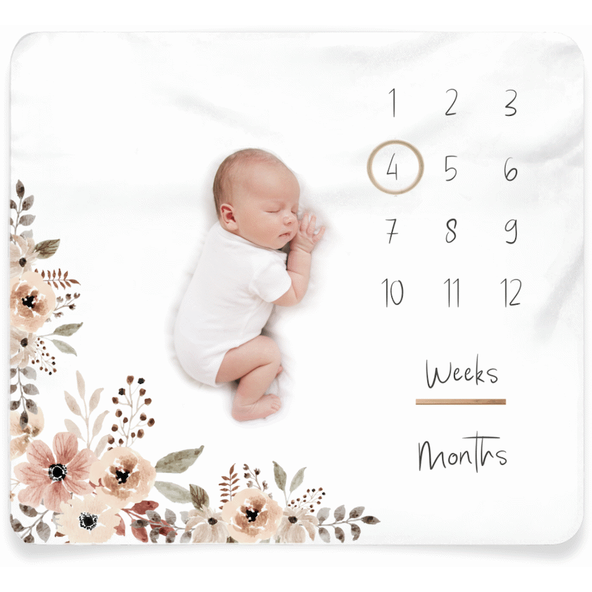 Echo Baby Milestone Blanket - Bloom - Guards On Duty Shop & Security Guards