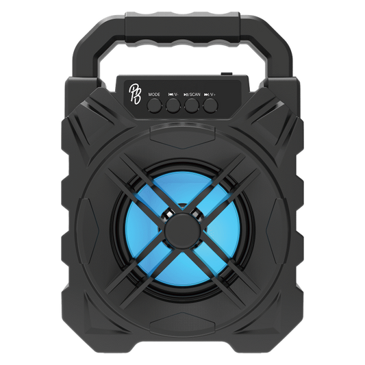 Pro Bass Tank 4" Series Bluetooth Speaker - Black