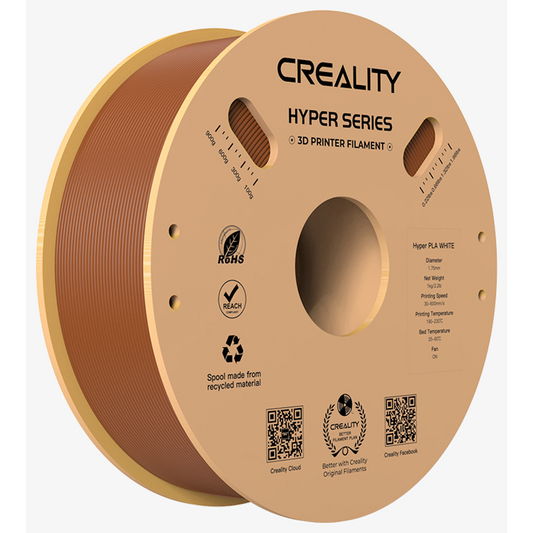 Creality Hyper PLA High Speed Brown Filament 1Kg - Guards On Duty Shop & Security Guards