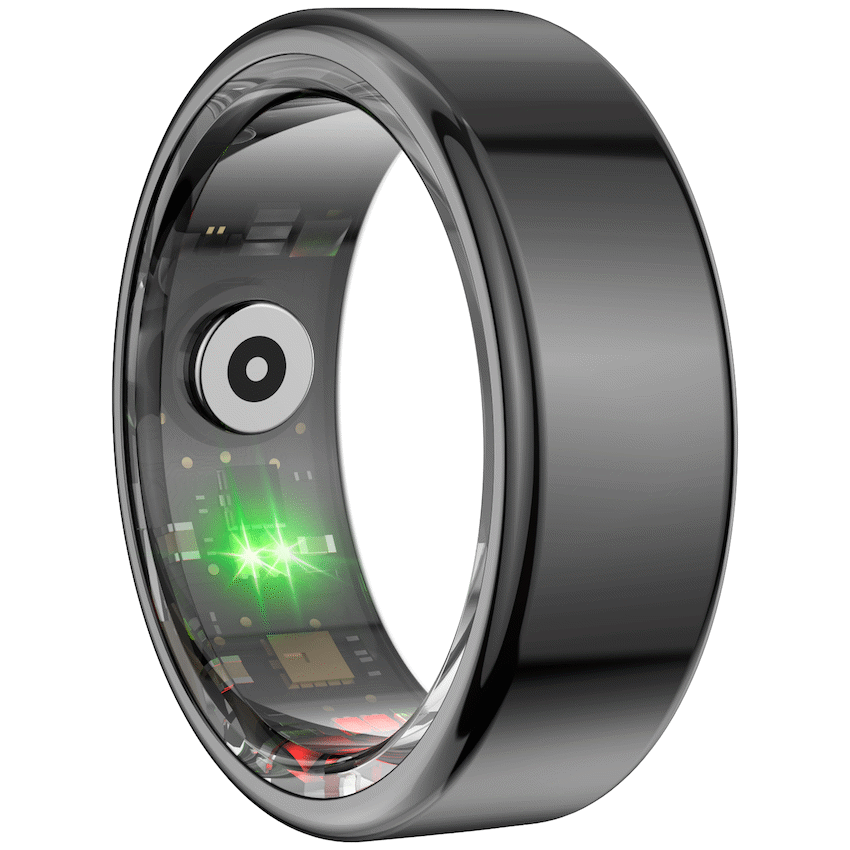 Volkano Ring Series Smart Ring with Charging Case - 20mm