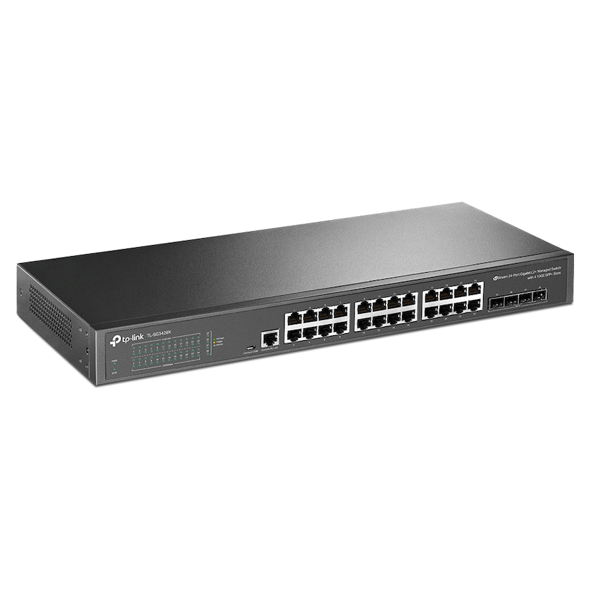 TL-SG3428X JetStream 24-Port Gigabit L2+ Managed Switch with 4 10GE SFP+ Slots