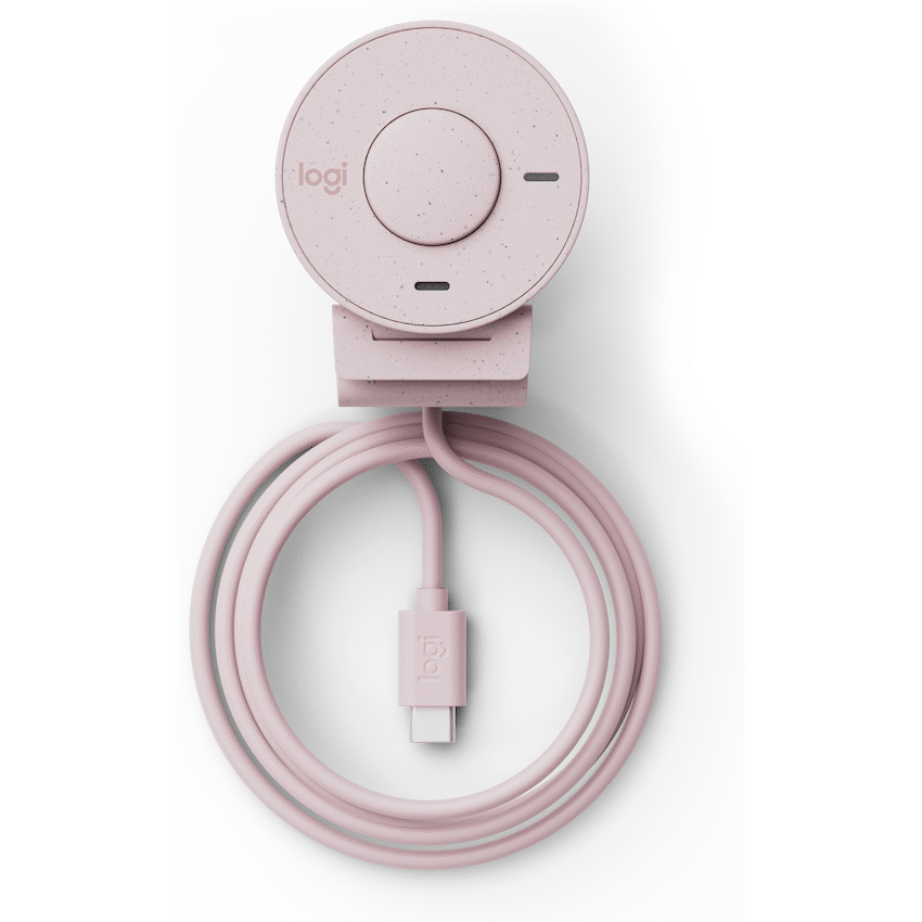 Logitech(R) Brio 300 Full HD Webcam - Rose - Guards On Duty Shop & Security Guards