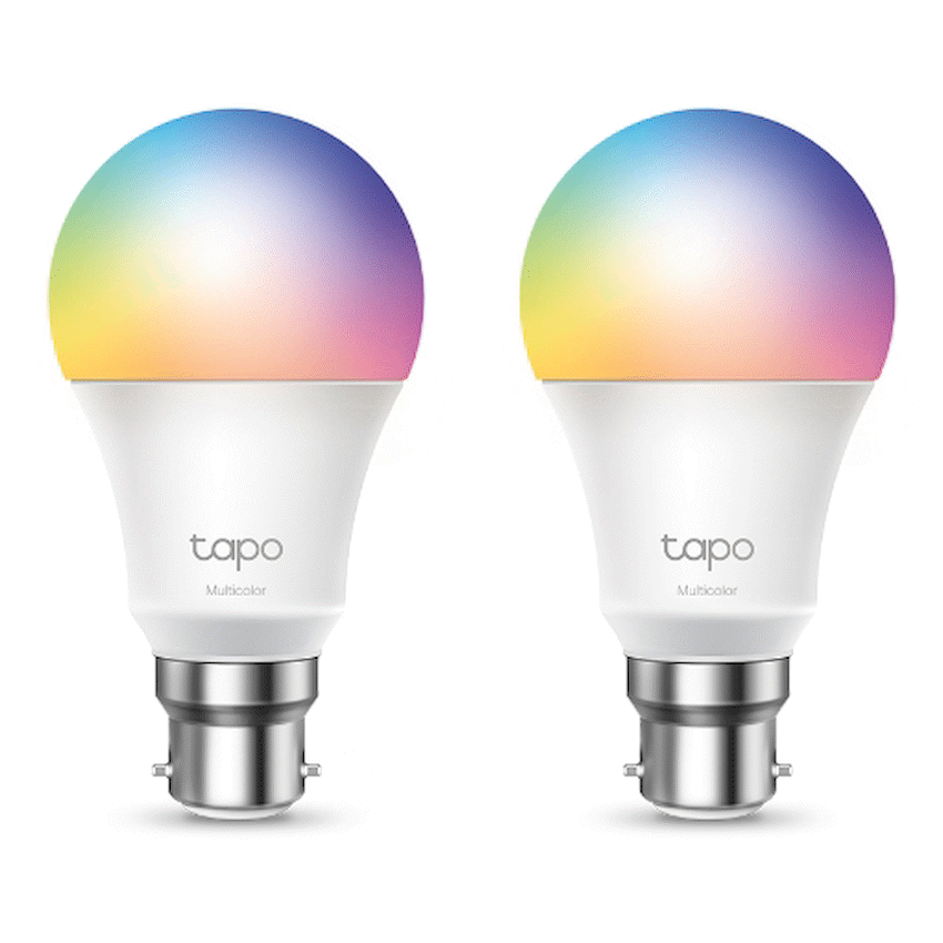 Tapo L530B (2-Pack) Smart Wi-Fi Light Bulb - Multicolour