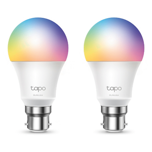 Tapo L530B (2-Pack) Smart Wi-Fi Light Bulb - Multicolour