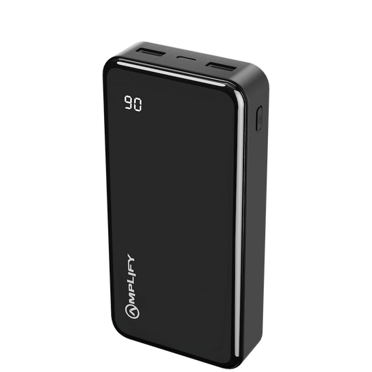 Amplify Spark 2 Series 20 000 mAh Power Bank - Black - Guards On Duty Shop & Security Guards