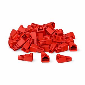Cattex CAT5 RJ45 Red Boot Sleeves Loose - Networking