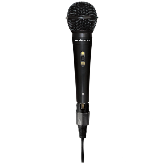 Volkano Ace Series Metal Wired Dynamic Vocal Microphone - Black