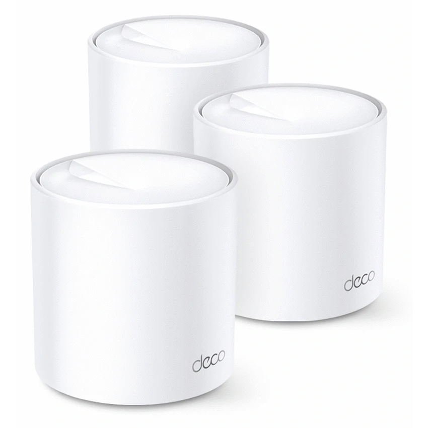 Deco X60 (3-Pack) AX5400 Whole-Home Mesh Wi-Fi 6 System (Tri-Band)