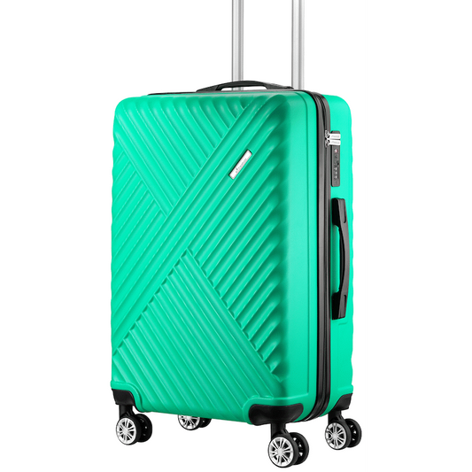 Travelwize Astra ABS 67cm 4-Wheels Spinner Luggage - Jade