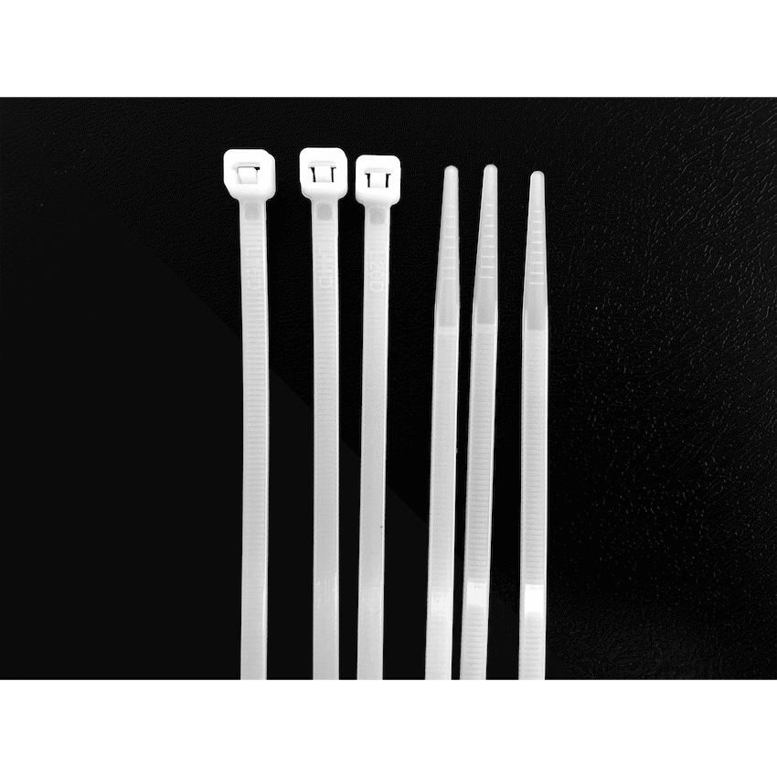 Ellies Cable Tie 4.8mm X 200mm - 20 PACK SIZE - WT