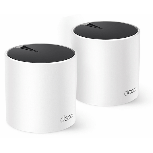 TP-Link AX3000 2pk Whole Home Wi-Fi 6 Mesh System 3.0 Gbps 3×1G Ports OFDMA MU-MIMO