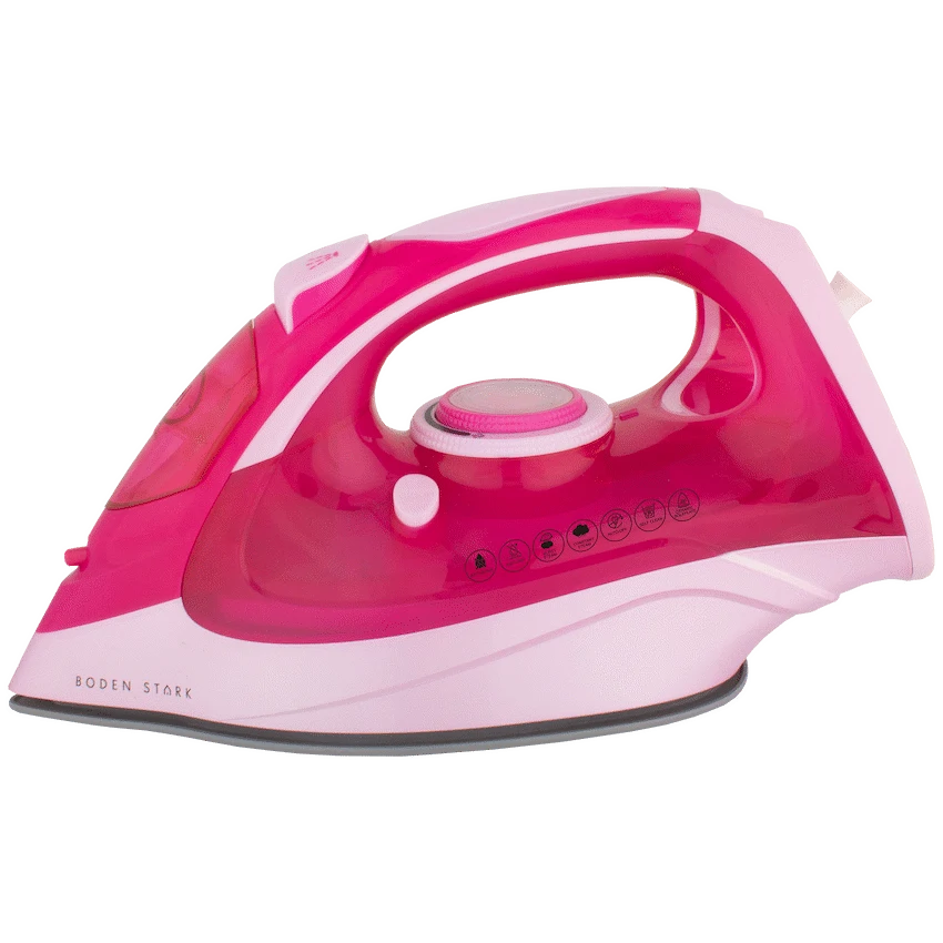 Boden Stark 2600W Ceramic Steam Iron - Pink - Guards On Duty Shop & Security Guards