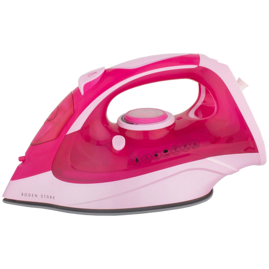 Boden Stark 2600W Ceramic Steam Iron - Pink - Guards On Duty Shop & Security Guards