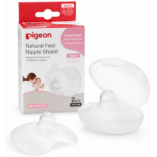 Pigeon - Silicone Nipple Shield (2 Pc) (L) (Size 3)