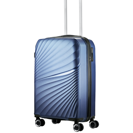 Travelwize Quartz PP 55cm 4-Wheel Spinner Luggage - Navy