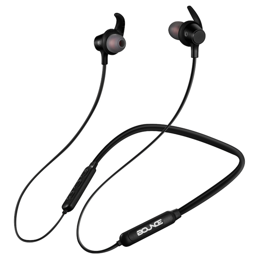 Bounce Bachata Series Bluetooth Earphones with Neckband - Black - Guards On Duty Shop & Security Guards