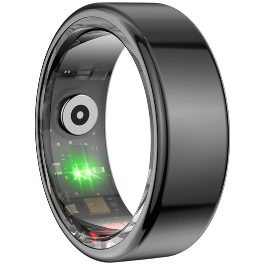 Volkano Ring Series Smart Ring with Charge Case - Black 20.8mm