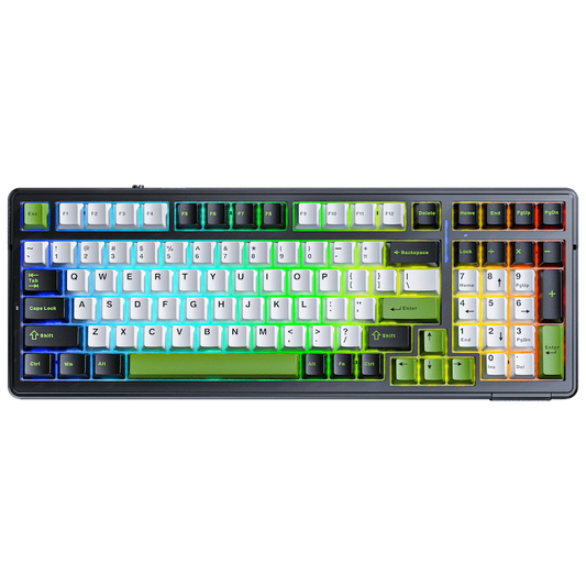 Aula Mechanical Gasket 80% Keyboard Multimode - Black/White/Grey - Guards On Duty Shop & Security Guards
