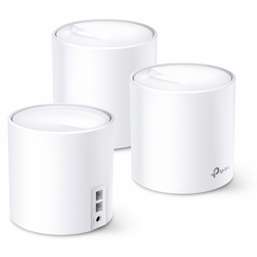 Deco X20 (3-Pack) AX1800 Whole-Home Mesh Wi-Fi 6 System