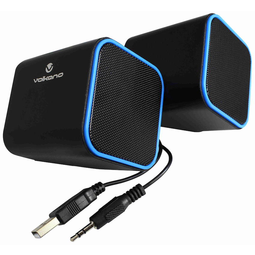 Volkano Diamond Series USB Speaker - Blue