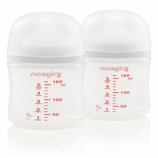 PIGEON SOFTOUCH NURSING BOTTLE 160ML - TWIN PACK