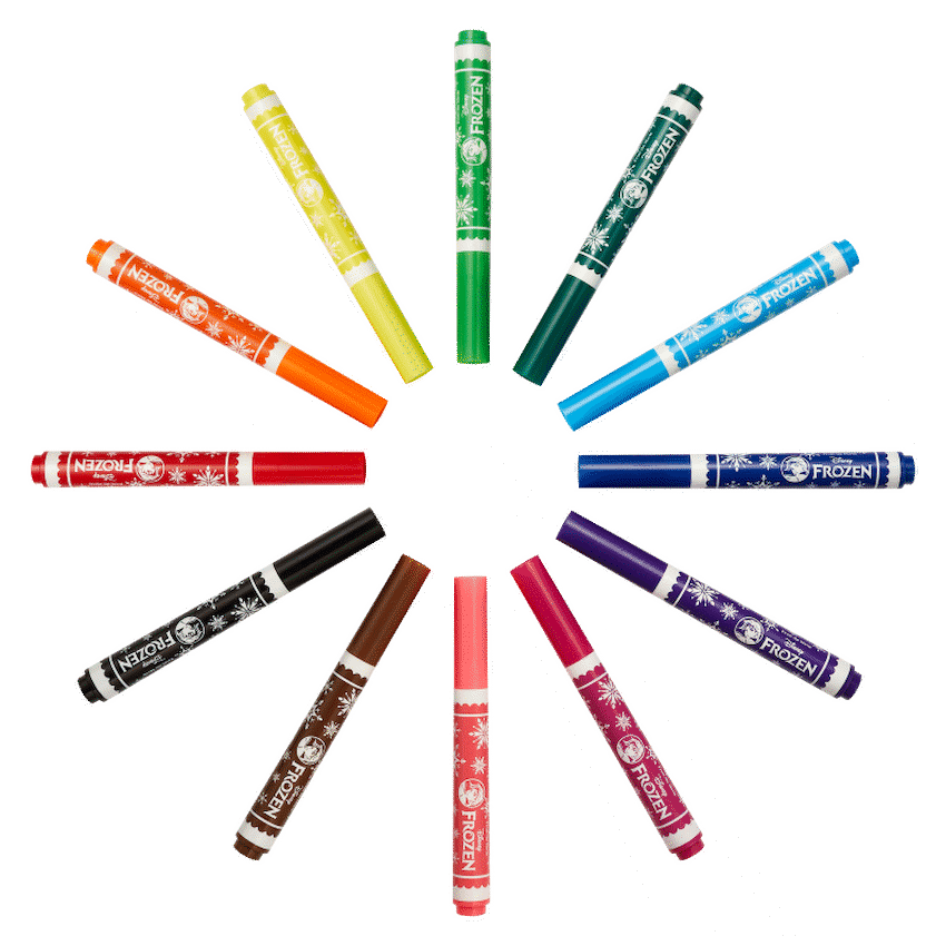Frozen 12 Jumbo Fibre Markers Multi - Guards On Duty Shop & Security Guards