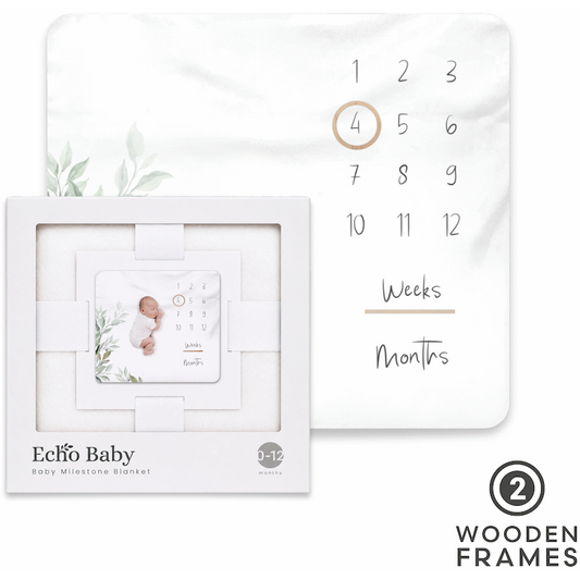 Echo Baby Milestone Blanket - Forest