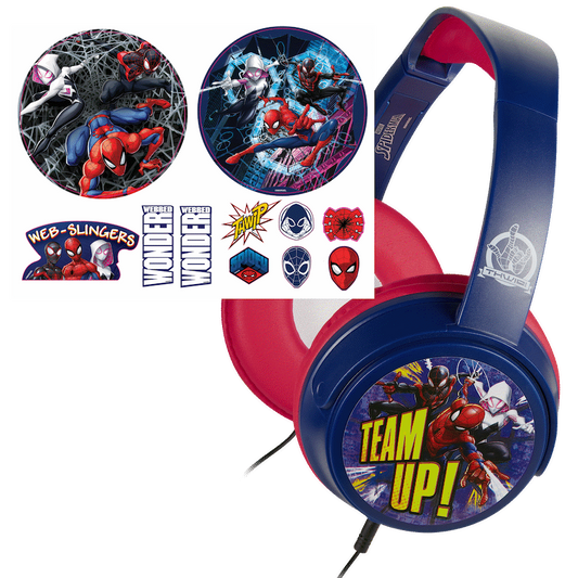 Marvel Spider-Man Wired Headphones with Stickers