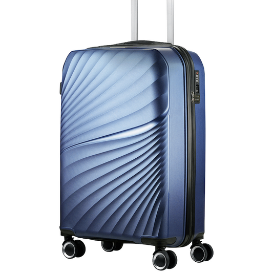 Travelwize Quartz PP 66cm 4-Wheels Spinner Luggage - Navy