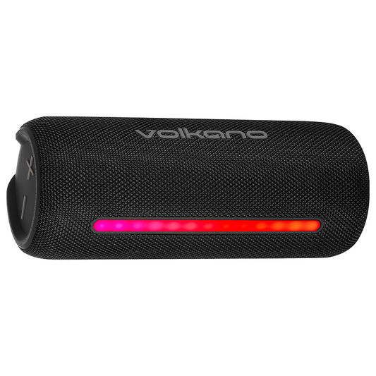 Volkano Rave Series Portable Bluetooth Speaker  - Black with grey buttons