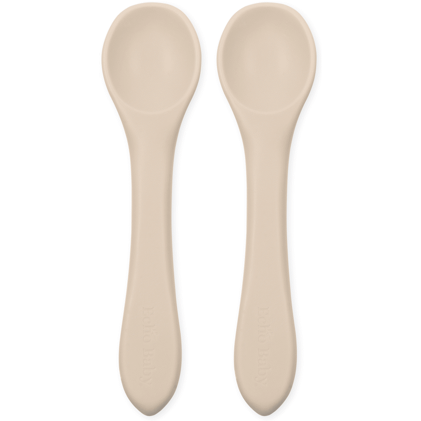Echo Baby Silicone Feeding Spoons 2-Pack - Ivory - Guards On Duty Shop & Security Guards